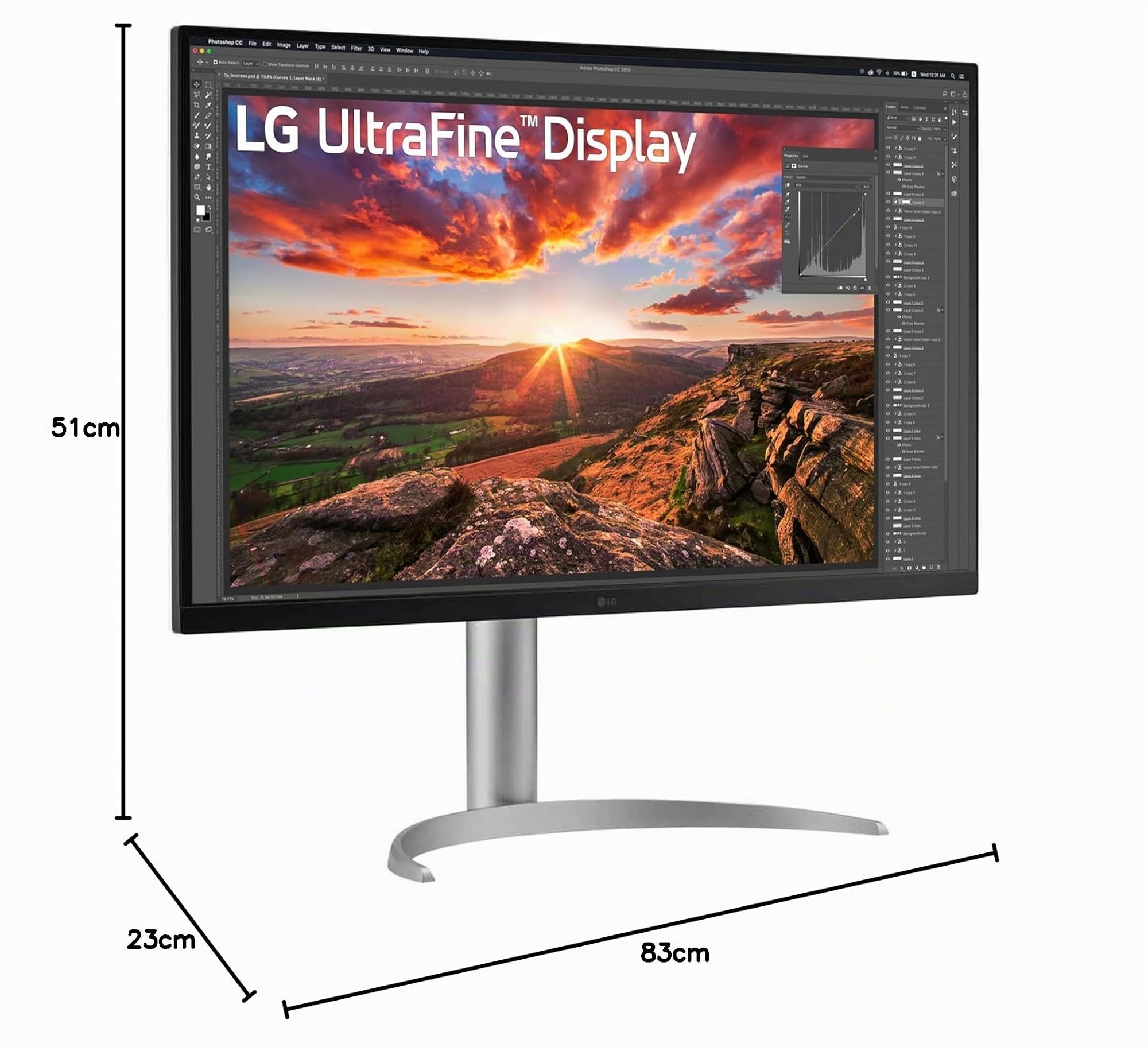 LG 32uq850V-W Monitor PC 80 cm 3840 x 2160 pixels 4k Ultra HD LED